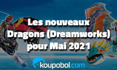 Bannière Dragons Dreamworks Nouveautés Mai 2021