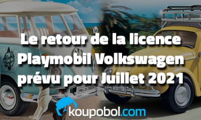 Le retour de la licence Playmobil Volkswagen prévu pour Juillet 2021 !