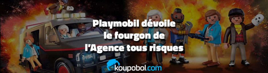 Playmobil dévoile le fourgon de l'Agence tous risques (70750)