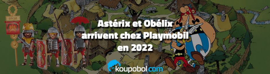 Astérix et Obélix arrivent chez Playmobil en 2022 !