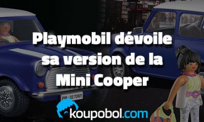 Playmobil dévoile sa version de la Mini Cooper !