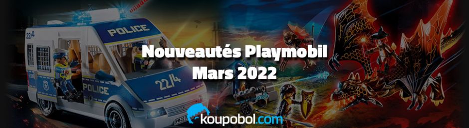 Les nouveautés Playmobil de Mars 2022