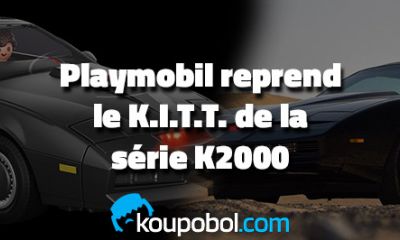 Playmobil reprend le K.I.T.T. de la série K2000