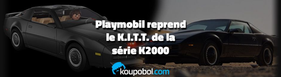Playmobil reprend le K.I.T.T. de la série K2000
