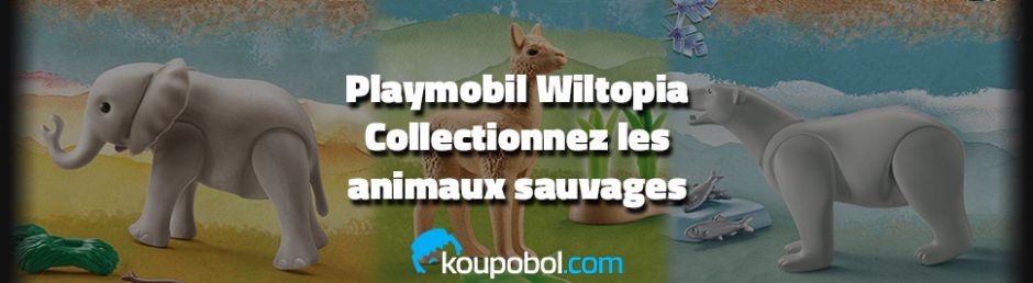 Playmobil Wiltopia : Collectionnez les animaux sauvages 