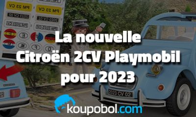 Playmobil lance la Citroën 2CV en 2023