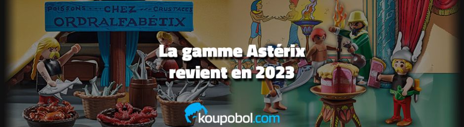 Playmobil : La gamme Astérix revient en 2023 !