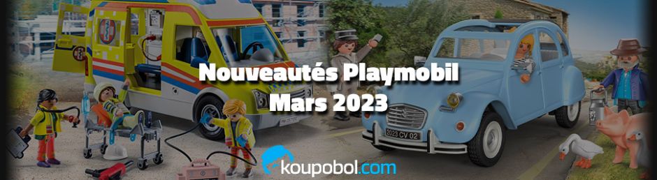 Les nouveautés Playmobil de Mars 2023 sont disponibles