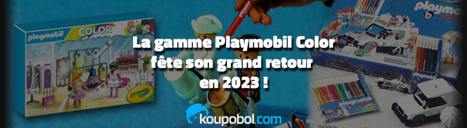 La gamme Playmobil Color fête son grand retour en 2023 !