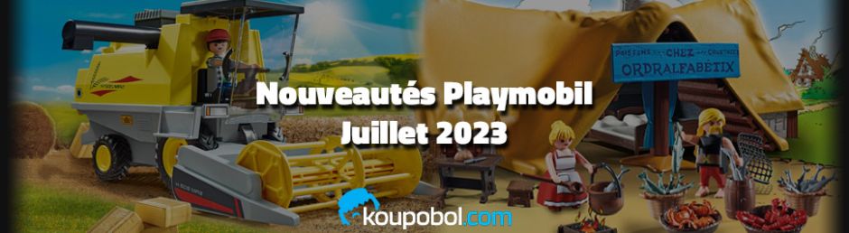 Les nouveautés Playmobil de Juillet 2023 sont disponibles