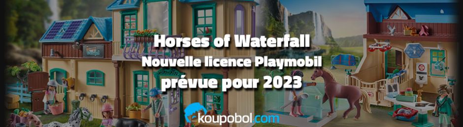 Horses of Waterfall : La nouvelle licence Playmobil prévue pour 2023