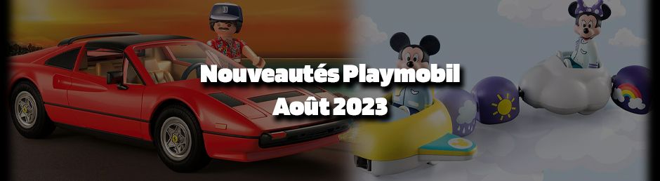 Les nouveautés Playmobil d'Août 2023 sont disponibles