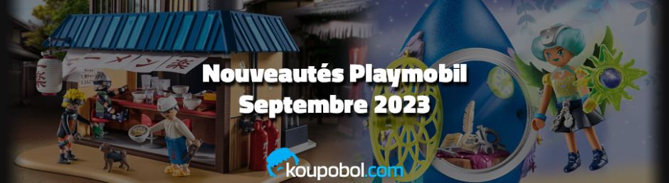 Les nouveautés Playmobil de Septembre 2023 sont disponibles