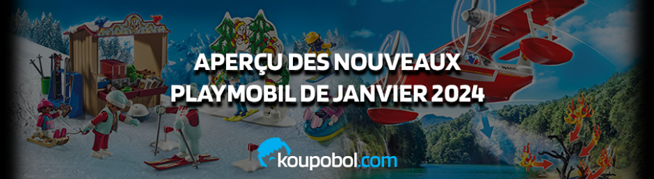 Aperçu des Nouveaux Playmobil de Janvier 2024
