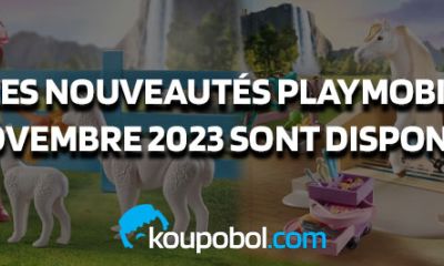 Les nouveautés Playmobil de Novembre 2023 sont disponibles