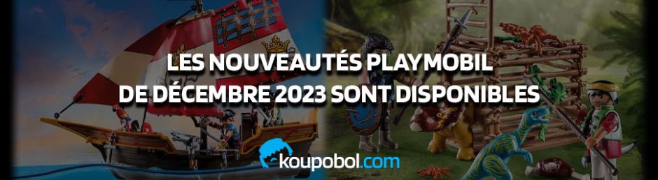 Les nouveautés Playmobil de Décembre 2023 sont disponibles