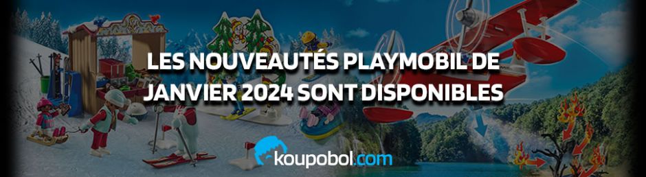 Les nouveautés Playmobil de Janvier 2024 sont disponibles