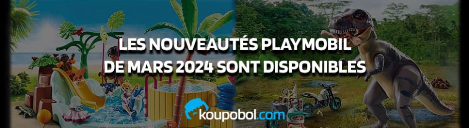 Les nouveautés Playmobil de Mars 2024 sont disponibles