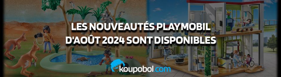 Les nouveautés Playmobil d'Août 2024 sont disponibles
