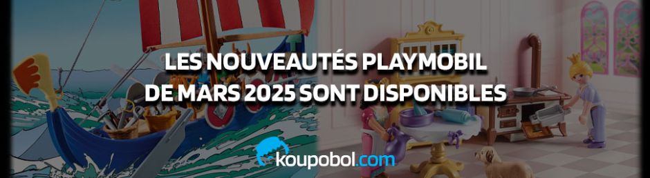 Les nouveautés Playmobil de Mars 2025 sont disponibles