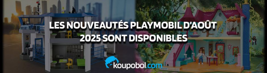 Les nouveautés Playmobil d'Août 2025 sont disponibles