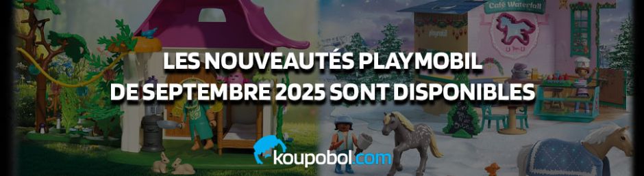 Les nouveautés Playmobil de Septembre 2025 sont disponibles