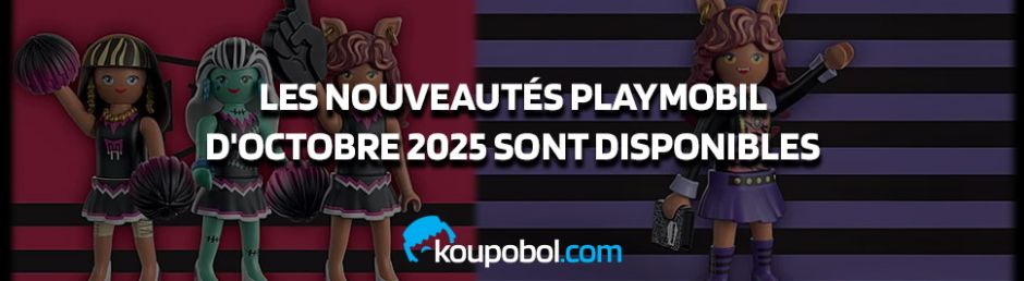 Les nouveautés Playmobil d'Octobre 2025 sont disponibles