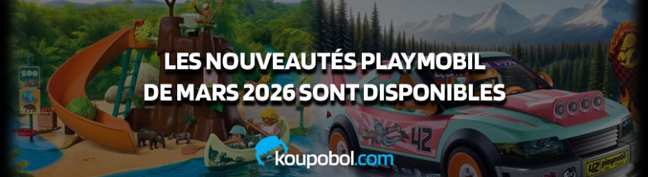 Les nouveautés Playmobil de Mars 2026 sont disponibles