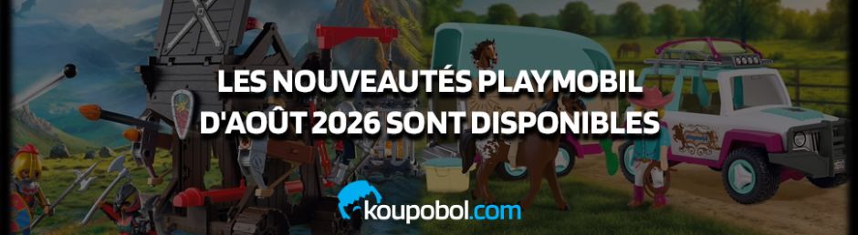 Les nouveautés Playmobil d'août 2026 sont disponibles