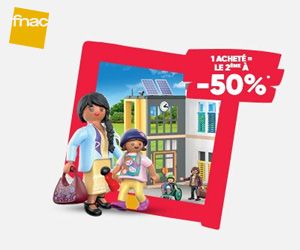 fnac  1 Playmobil acheté : le 2ème à -50%