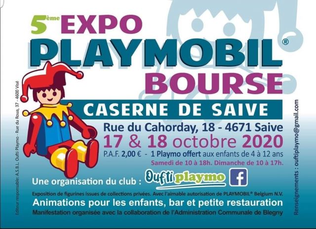 Exposition Playmobil 5ème Exposition Playmobil Bourse à Saive (4671) Exposition Playmobil 5ème Exposition Playmobil Bourse à Saive (4671)
