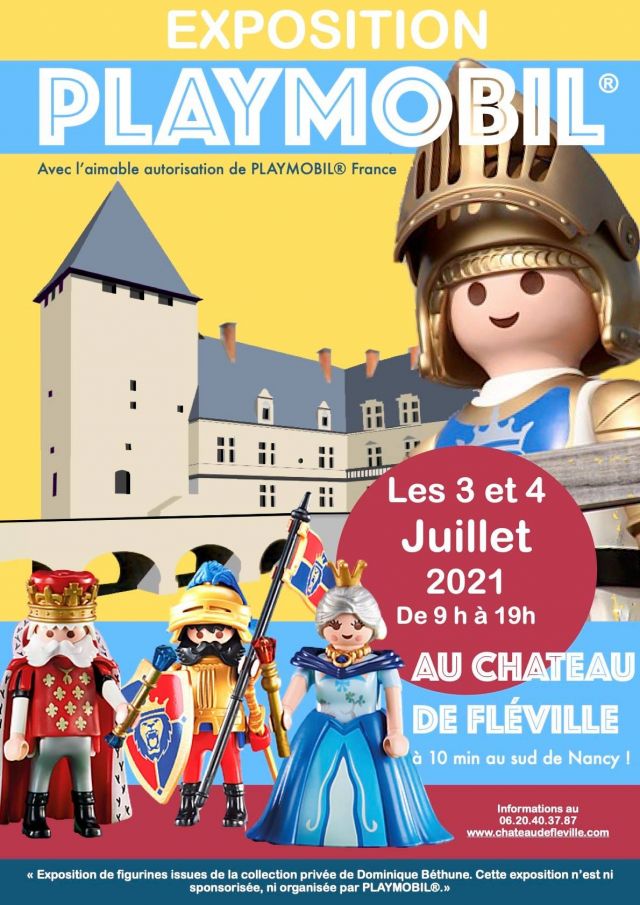 Exposition Playmobil Les PLAYMOBIL s'invitent au château de Fléville ! à Fléville-devant-Nancy (54710)