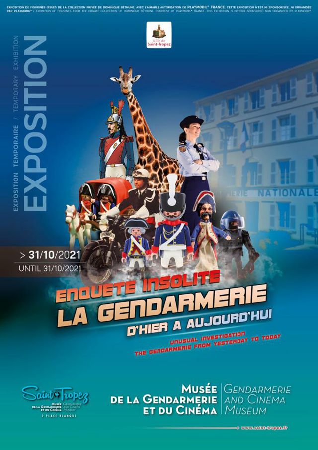 Exposition Playmobil Enquête insolite, la Gendarmerie d'hier à aujourd'hui à Saint-Tropez (83990)