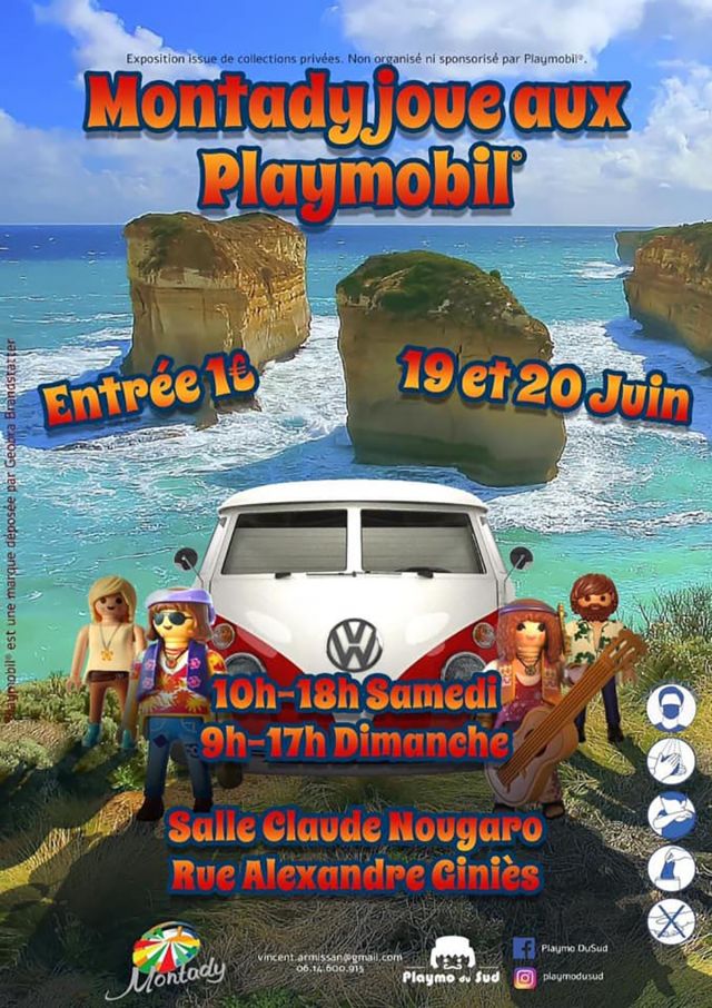 Exposition Playmobil Montady joue aux Playmobil à Montady (34310) Exposition Playmobil Montady joue aux Playmobil à Montady (34310)