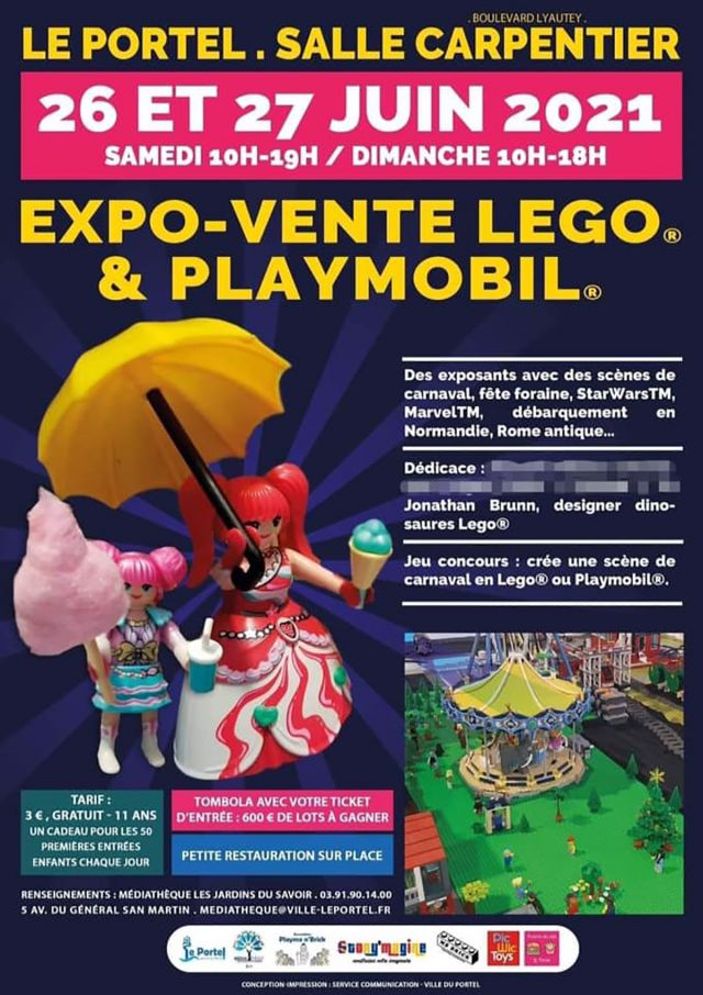 Exposition Playmobil Expo-vente LEGO & PLAYMOBIL à Le Portel (62480)