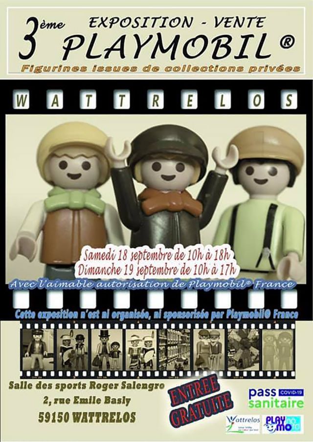 Exposition Playmobil 3ème Exposition-Vente Playmobil à Wattrelos (59150) Exposition Playmobil 3ème Exposition-Vente Playmobil à Wattrelos (59150)