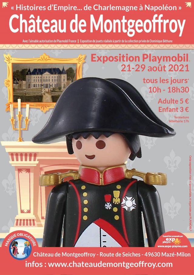 Exposition Playmobil Histoire d'Empire... De Charlemagne à Napoléon à Mazé-Milon (49630)