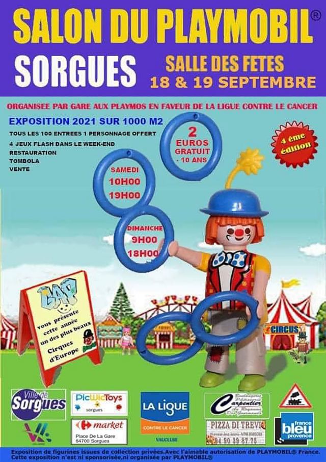 Exposition Playmobil Salon du Playmobil à Sorgues (84700) Exposition Playmobil Salon du Playmobil à Sorgues (84700)
