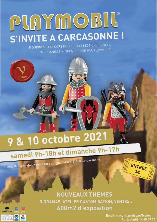 Exposition Playmobil Playmobil s'invite à Carcasonne à Carcasonne (11000)