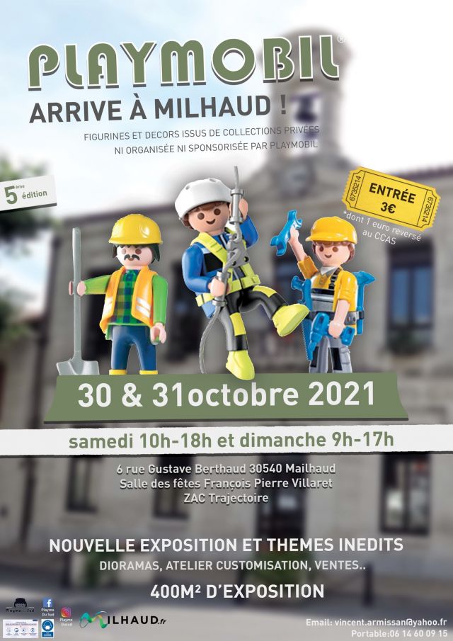 Exposition Playmobil Expo Playmobil Milhaud 2021 à Milhaud (30540) Exposition Playmobil Expo Playmobil Milhaud 2021 à Milhaud (30540)