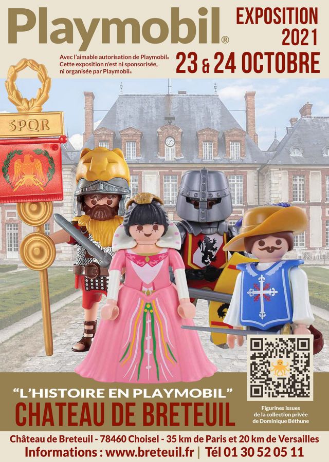 Exposition Playmobil 4ème Exposition Playmobil au Château de Breteuil 2021 à Choisel (78460)