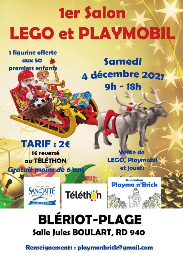 Exposition Playmobil 1er Salon LEGO et Playmobil 2021 à Blériot-Plage (62231)