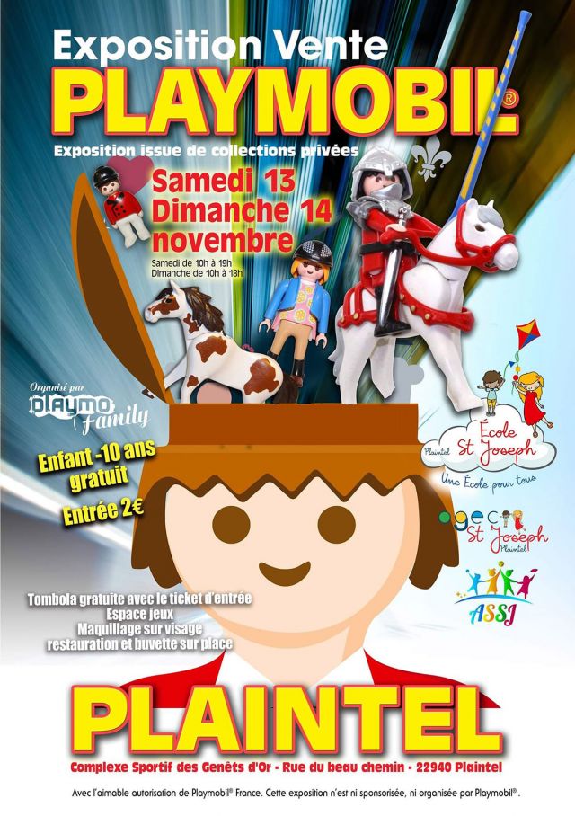 Exposition Playmobil Expo Vente Playmobil à Plaintel à Plaintel (22940) Exposition Playmobil Expo Vente Playmobil à Plaintel à Plaintel (22940)