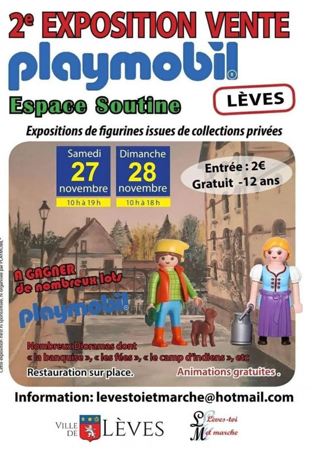 Exposition Playmobil 2ème Exposition Vente Playmobil à Lèves 2021 à Lèves (28300)
