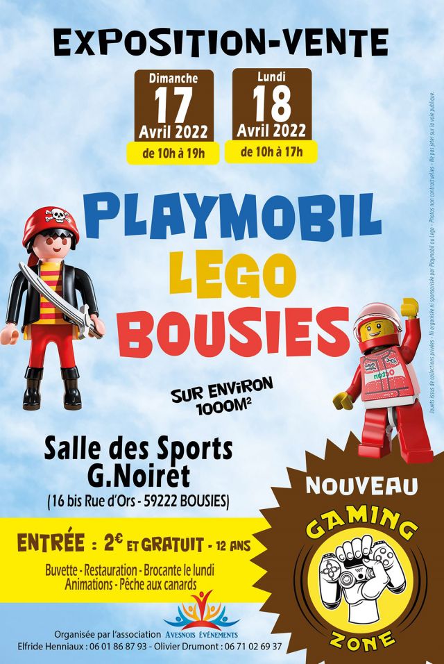 Exposition Playmobil Expo Vente Playmobil et LEGO à Bousies 2022 à Bousies (59222)
