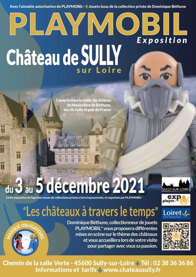 Exposition Playmobil Exposition Playmobil au château de Sully 2021 à Sully-sur-Loire (45600) Exposition Playmobil Exposition Playmobil au château de Sully 2021 à Sully-sur-Loire (45600)