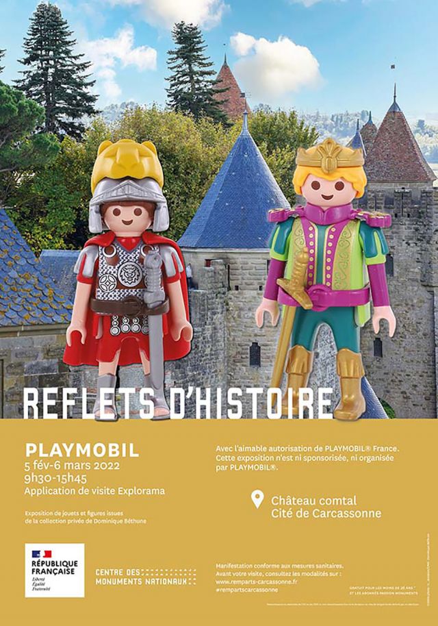 Exposition Playmobil Expo Playmobil Reflets d'Histoire 2022 à Carcassonne (11000)