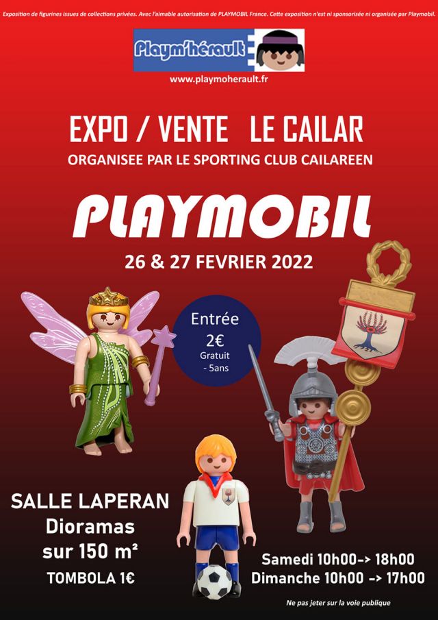 Exposition Playmobil Expo / Vente Playmobil au Cailar 2022 à Le Cailar (30740)