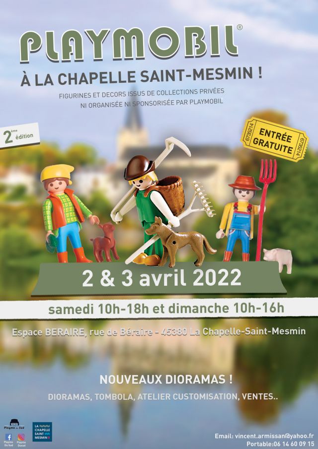 Exposition Playmobil 2ème édition de l'expo Playmobil à la Chapelle Saint-Mesmin 2022 à La Chapelle-Saint-Mesmin (45380)