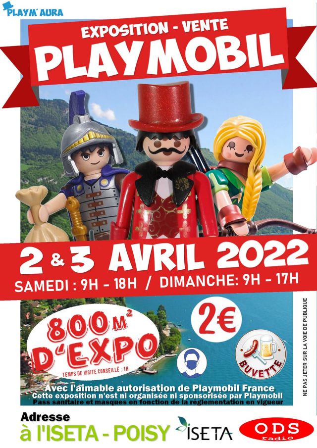 Exposition Playmobil Exposition Vente Playmobil à l'ISEATA de Poisy 2022 à Poisy (74330)